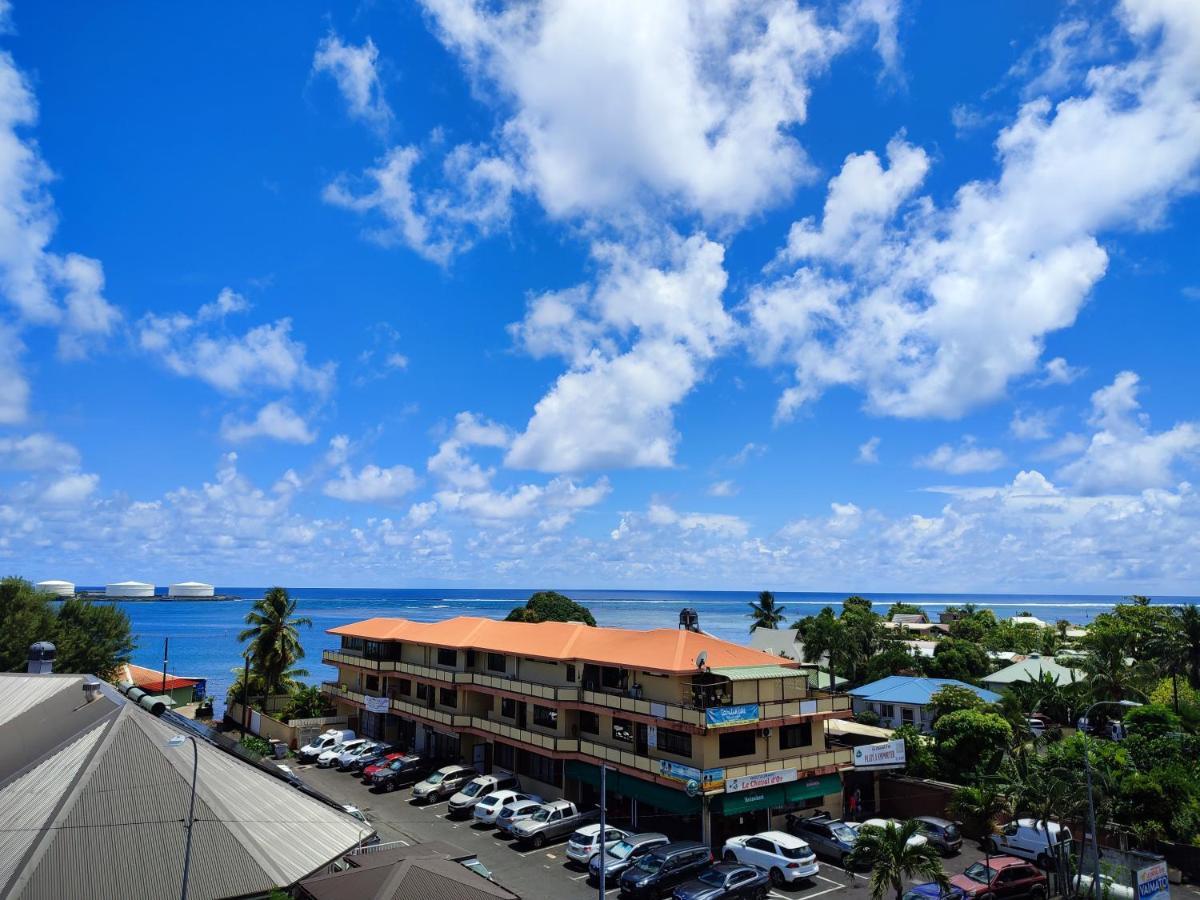 Blue Moana Studio Papeete - Sea View, Ac, Fast Wifi, Pool, Gym Luaran gambar