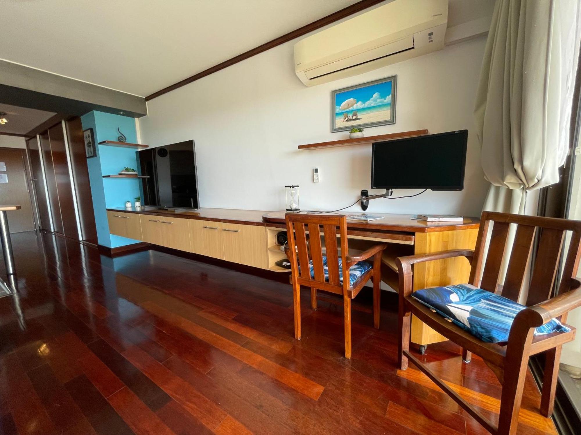 Blue Moana Studio Papeete - Sea View, Ac, Fast Wifi, Pool, Gym Luaran gambar